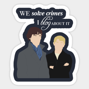 Sherlock Blog Quote Sticker